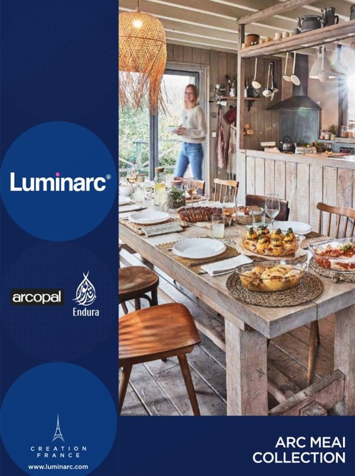 Luminarc glassware display 1