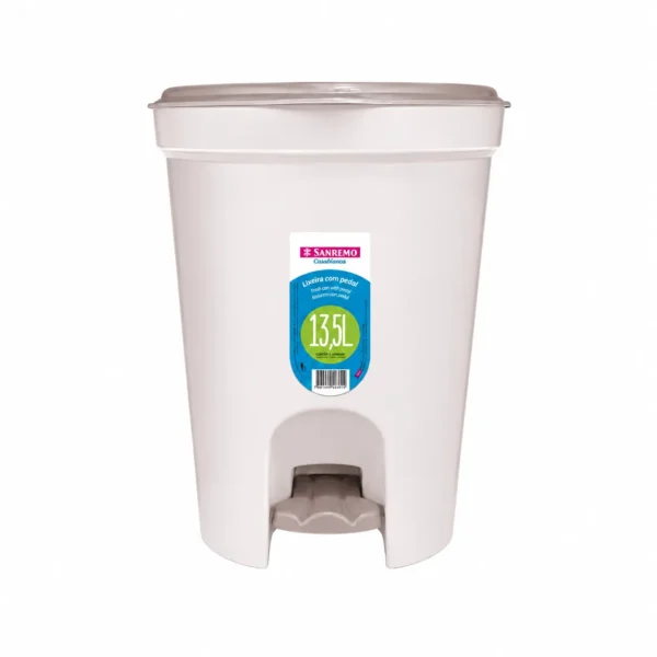 Sanremo 13.5L Pedal Trash Bin