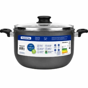 Non-Stick Casserole Pot with Glass Lid 8L