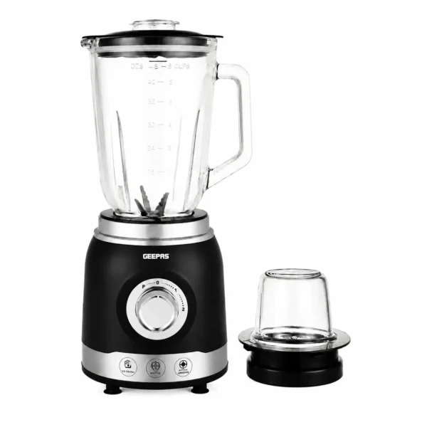 Geepas 2-in-1 Blender with Grinder 600W