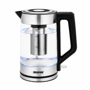 Geepas GK38049N Electric Glass Kettle 1.8L