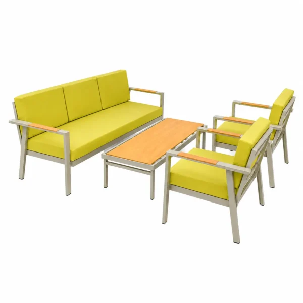 Outdoor Sofa Set with Coffee Table