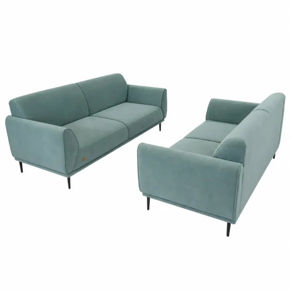 Aqua 2-Piece Sofa Set right view