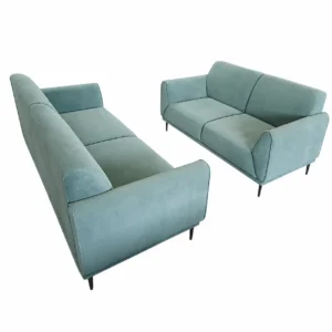 Aqua 2-Piece Sofa Set left view