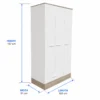 Adore Trendline 3-Door Wardrobe with Drawer Size