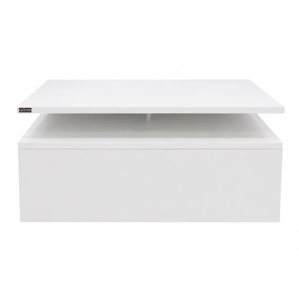 White Night Stand with Drawer White Night Stand with Drawer