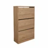 3-Tier Wooden Shoe Cabinet in Seychelles Homemakers