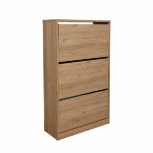 3-Tier Wooden Shoe Cabinet in Seychelles Homemakers
