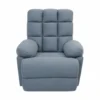 Fabric Recliner Sofa - Plush Cushioned Recliner