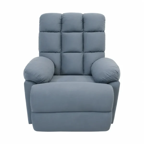 Fabric Recliner Sofa - Plush Cushioned Recliner