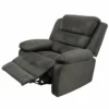 Dark Gray Recliner Chair open